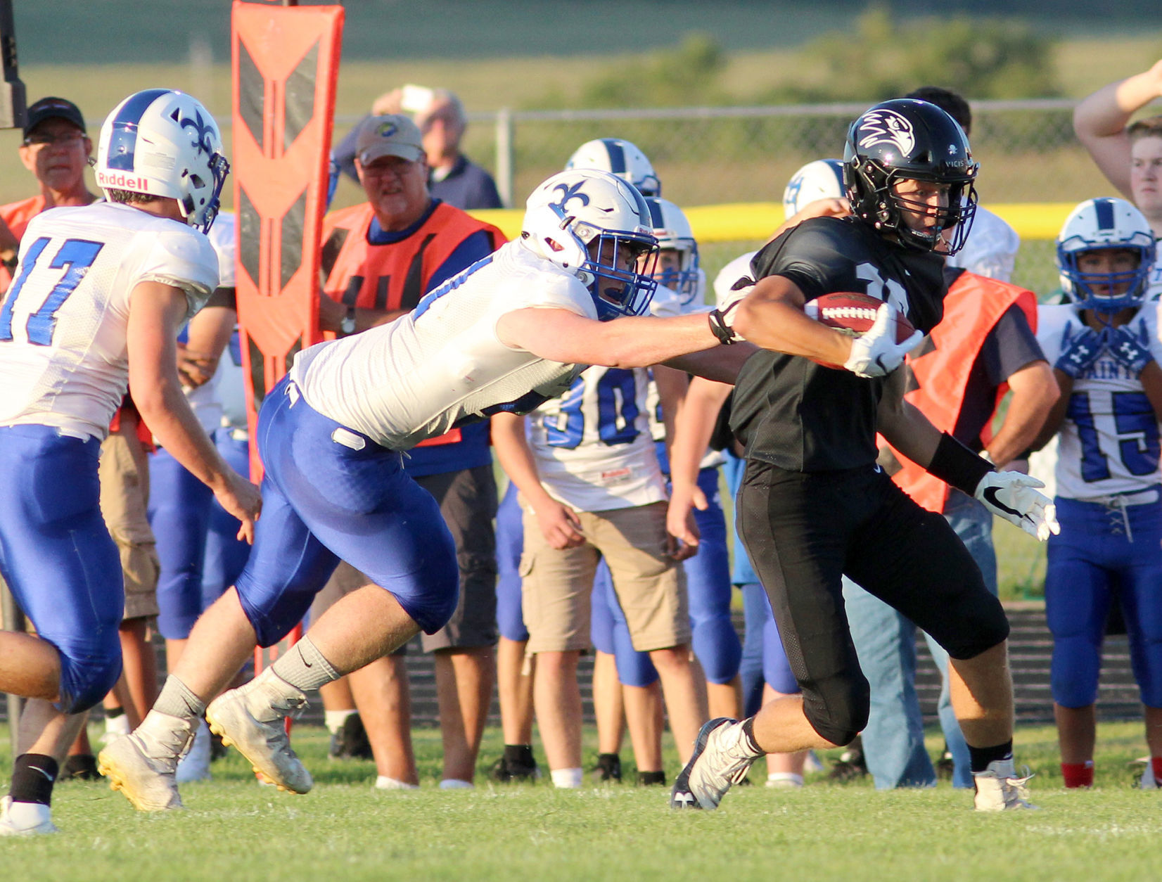 Saint Croix Falls at Bloomer football 8-23-19